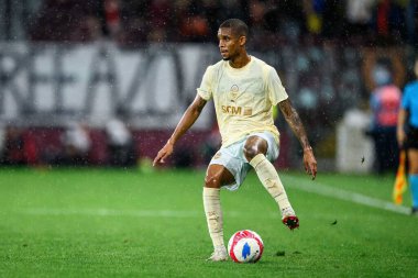 GENEVE, SWitzERLAND - 28 AĞUSTOS, 2025: Pedro Henrique - UEFA Avrupa Konferans Ligi Servette FC - Shakhtar Donetsk 'e karşı Cenevre Stadyumu.