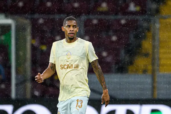 GENEVE, SWitzERLAND - 28 AĞUSTOS, 2025: Pedro Henrique - UEFA Avrupa Konferans Ligi Servette FC - Shakhtar Donetsk 'e karşı Cenevre Stadyumu.