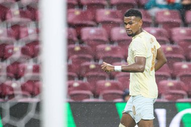 GENEVE, SWitzERLAND - 28 AUGust, 2025: Alisson Santana Lopes Da Fonseca - UEFA Avrupa Konferans Ligi Servette FC, Shakhtar Donetsk 'e karşı Cenevre Stadyumu.