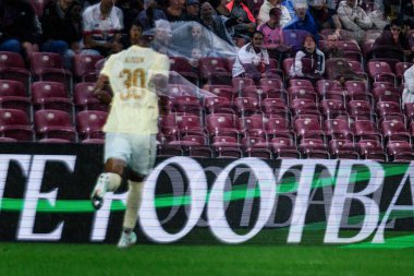 GENEVE, SWitzERLAND - 28 AUGust, 2025: Alisson Santana Lopes Da Fonseca - UEFA Avrupa Konferans Ligi Servette FC, Shakhtar Donetsk 'e karşı Cenevre Stadyumu.