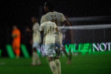 GENEVE, SWitzERLAND - 28 AĞUSTOS, 2025: Kevin - UEFA Avrupa Konferans Ligi Servette FC, Shakhtar Donetsk 'e karşı Cenevre Stadyumu.