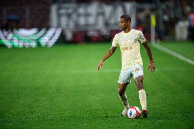 GENEVE, SWitzERLAND - 28 AĞUSTOS, 2025: Pedro Henrique - UEFA Avrupa Konferans Ligi Servette FC - Shakhtar Donetsk 'e karşı Cenevre Stadyumu.