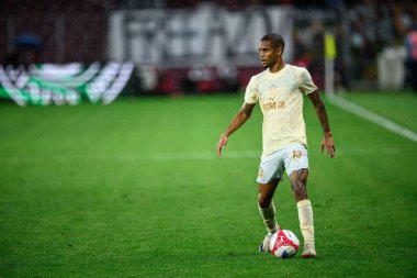 GENEVE, SWitzERLAND - 28 AĞUSTOS, 2025: Pedro Henrique - UEFA Avrupa Konferans Ligi Servette FC - Shakhtar Donetsk 'e karşı Cenevre Stadyumu.