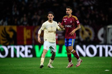 GENEVE, SWitZERLAND - 28 AĞUSTOS, 2025: Marlon Gomes - UEFA Avrupa Konferans Ligi Servette FC - Shakhtar Donetsk 'e karşı Cenevre Stadyumu.