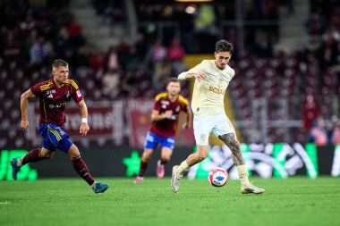 GENEVE, SWitZERLAND - 28 AĞUSTOS, 2025: Marlon Gomes - UEFA Avrupa Konferans Ligi Servette FC - Shakhtar Donetsk 'e karşı Cenevre Stadyumu.