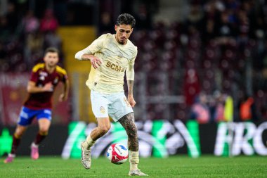 GENEVE, SWitZERLAND - 28 AĞUSTOS, 2025: Marlon Gomes - UEFA Avrupa Konferans Ligi Servette FC - Shakhtar Donetsk 'e karşı Cenevre Stadyumu.