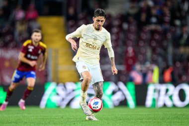 GENEVE, SWitZERLAND - 28 AĞUSTOS, 2025: Marlon Gomes - UEFA Avrupa Konferans Ligi Servette FC - Shakhtar Donetsk 'e karşı Cenevre Stadyumu.