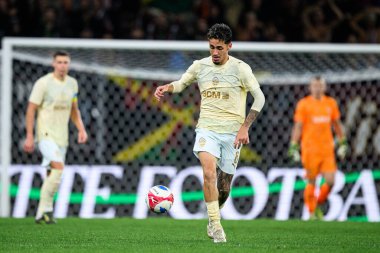 GENEVE, SWitZERLAND - 28 AĞUSTOS, 2025: Marlon Gomes - UEFA Avrupa Konferans Ligi Servette FC - Shakhtar Donetsk 'e karşı Cenevre Stadyumu.