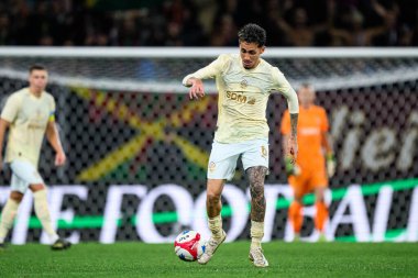 GENEVE, SWitZERLAND - 28 AĞUSTOS, 2025: Marlon Gomes - UEFA Avrupa Konferans Ligi Servette FC - Shakhtar Donetsk 'e karşı Cenevre Stadyumu.