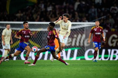 GENEVE, SWitZERLAND - 28 AĞUSTOS, 2025: Marlon Gomes - UEFA Avrupa Konferans Ligi Servette FC - Shakhtar Donetsk 'e karşı Cenevre Stadyumu.
