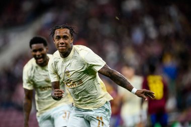 GENEVE, SWitzERLAND - 28 AĞUSTOS, 2025: Kevin - UEFA Avrupa Konferans Ligi Servette FC, Shakhtar Donetsk 'e karşı Cenevre Stadyumu.