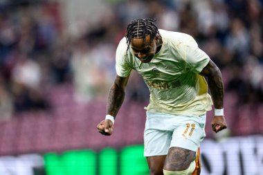 GENEVE, SWitzERLAND - 28 AĞUSTOS, 2025: Kevin - UEFA Avrupa Konferans Ligi Servette FC, Shakhtar Donetsk 'e karşı Cenevre Stadyumu.