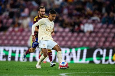 GENEVE, SWitzERLAND - 28 AĞUSTOS, 2025: Pedrinho - UEFA Avrupa Konferans Ligi Servette FC - Shakhtar Donetsk 'e karşı Cenevre Stadyumu.