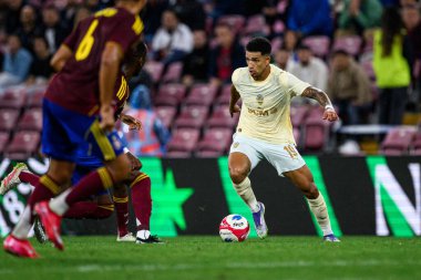 GENEVE, SWitzERLAND - 28 AUGust, 2025: Kaua Elias Nogueira - UEFA Avrupa Konferans Ligi Servette FC - Shakhtar Donetsk 'e karşı Cenevre Stadyumu.