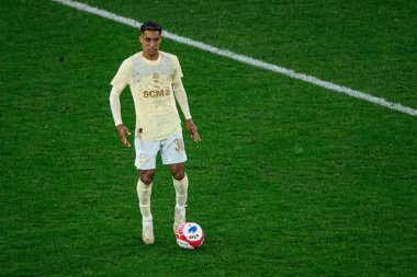 GENEVE, SWitzERLAND - 28 AĞUSTOS, 2025: Pedrinho - UEFA Avrupa Konferans Ligi Servette FC - Shakhtar Donetsk 'e karşı Cenevre Stadyumu.