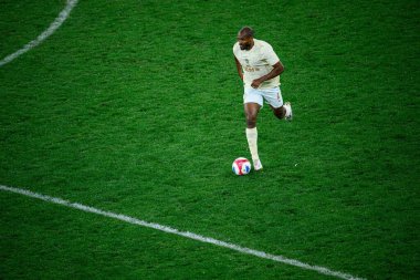 GENEVE, SWitzERLAND - 28 AĞUSTOS, 2025: Marlon - UEFA Avrupa Konferans Ligi Servette FC - Shakhtar Donetsk 'e karşı Cenevre Stadyumu.