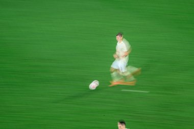 GENEVE, SWitzERLAND - 28 AĞUSTOS, 2025: Valeriy Bondar - UEFA Avrupa Konferans Ligi Servette FC - Shakhtar Donetsk 'e karşı Cenevre Stadyumu.