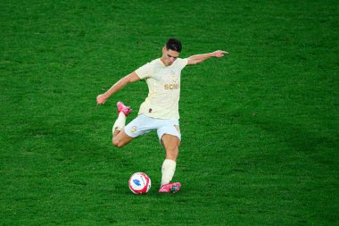 GENEVE, SWitzERLAND - 28 AĞUSTOS, 2025: Georgiy Sudakov - UEFA Avrupa Konferans Ligi Servette FC - Shakhtar Donetsk 'e karşı Cenevre Stadyumu.