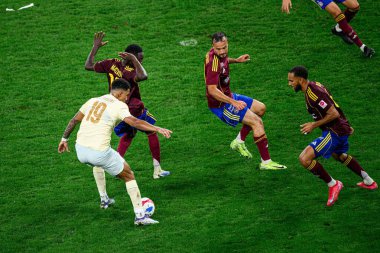 GENEVE, SWitzERLAND - 28 AUGust, 2025: Kaua Elias Nogueira - UEFA Avrupa Konferans Ligi Servette FC - Shakhtar Donetsk 'e karşı Cenevre Stadyumu.