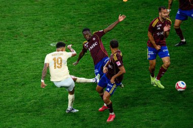 GENEVE, SWitzERLAND - 28 AUGust, 2025: Kaua Elias Nogueira - UEFA Avrupa Konferans Ligi Servette FC - Shakhtar Donetsk 'e karşı Cenevre Stadyumu.