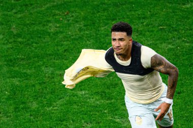 GENEVE, SWitzERLAND - 28 AUGust, 2025: Kaua Elias Nogueira - UEFA Avrupa Konferans Ligi Servette FC - Shakhtar Donetsk 'e karşı Cenevre Stadyumu.