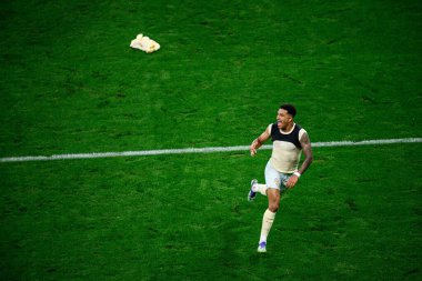 GENEVE, SWitzERLAND - 28 AUGust, 2025: Kaua Elias Nogueira - UEFA Avrupa Konferans Ligi Servette FC - Shakhtar Donetsk 'e karşı Cenevre Stadyumu.