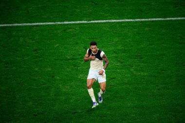 GENEVE, SWitzERLAND - 28 AUGust, 2025: Kaua Elias Nogueira - UEFA Avrupa Konferans Ligi Servette FC - Shakhtar Donetsk 'e karşı Cenevre Stadyumu.