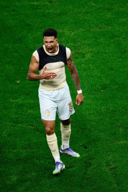 GENEVE, SWitzERLAND - 28 AUGust, 2025: Kaua Elias Nogueira - UEFA Avrupa Konferans Ligi Servette FC - Shakhtar Donetsk 'e karşı Cenevre Stadyumu.