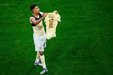 GENEVE, SWitzERLAND - 28 AUGust, 2025: Kaua Elias Nogueira - UEFA Avrupa Konferans Ligi Servette FC - Shakhtar Donetsk 'e karşı Cenevre Stadyumu.