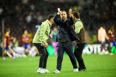 GENEVE, SWitZERLAND - 28 AĞUSTOS, 2025: Arda Turan - UEFA Avrupa Konferans Ligi Servette FC - Shakhtar Donetsk 'e karşı Cenevre Stadyumu.