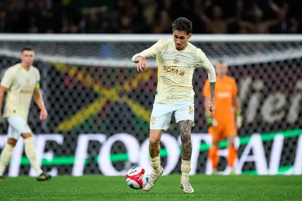 GENEVE, SWitZERLAND - 28 AĞUSTOS, 2025: Marlon Gomes - UEFA Avrupa Konferans Ligi Servette FC - Shakhtar Donetsk 'e karşı Cenevre Stadyumu.