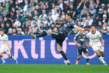 MOENCHENGLADBACH, GERMANY - 27 Eylül 2025: Robin Koch - Bundesliga Borussia Moenchengladbach-Eintracht Frankfurt maçı Borussia Park 'ta.