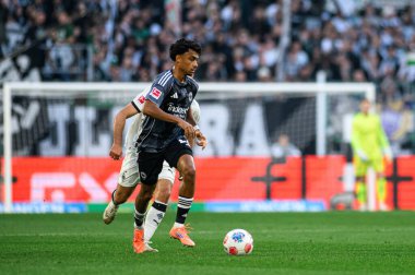MOENCHENGLADBACH, GERMANY - 27 Eylül 2025: Nathaniel Brown - Bundesliga Borussia Moenchengladbach-Eintracht Frankfurt maçı Borussia Park 'ta.
