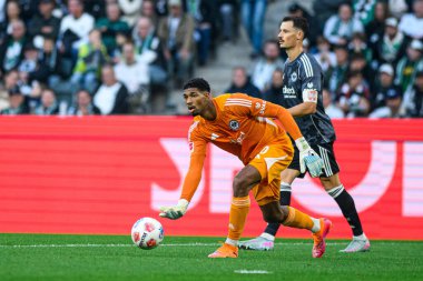 MOENCHENGLADBACH, GERMANY - 27 Eylül 2025: Kaua Santos - Bundesliga Borussia Moenchengladbach-Eintracht Frankfurt maçı Borussia Park 'ta.