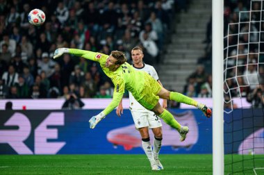 MOENCHENGLADBACH, GERMANY - 27 Eylül 2025: Moritz Nicolas - Bundesliga Borussia Moenchengladbach-Eintracht Frankfurt maçı Borussia Park 'ta.