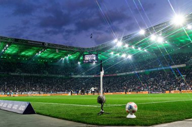 MOENCHENGLADBACH, GERMANY - 27 Eylül 2025: - Borussia Borussia Moenchengladbach-Eintracht Frankfurt maçı Borussia Park 'ta.