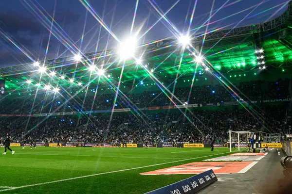 MOENCHENGLADBACH, GERMANY - 27 Eylül 2025: - Borussia Borussia Moenchengladbach-Eintracht Frankfurt maçı Borussia Park 'ta.