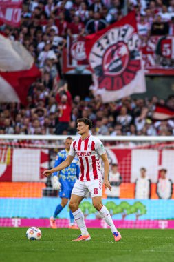 COLOGNE, GERMANY - 28 SEPTEMBER, 2025: Eric Martel - Bundesliga 1.FC Koeln vs VfB Stuttgart futbol maçı Rhein Energie Stadion 'da.