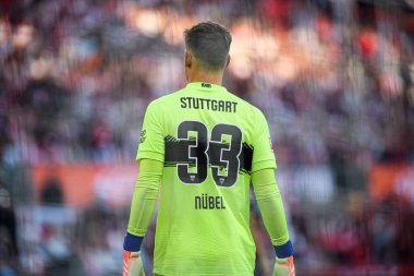 COLOGNE, GERMANY - 28 SEPTEMBER, 2025: Alexander Nuebel - 1.FC Koeln vs VfB Stuttgart futbol maçı Rhein Energie Stadion 'da.