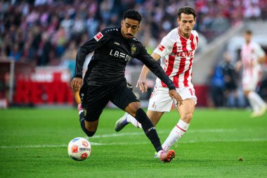 COLOGNE, GERMANY - 28 SEPTEMBER, 2025: Tiago Tomas, Jakub Kaminski - Bundesliga 1.FC Koeln vs VfB Stuttgart maçı Rhein Energie Stadion 'da.