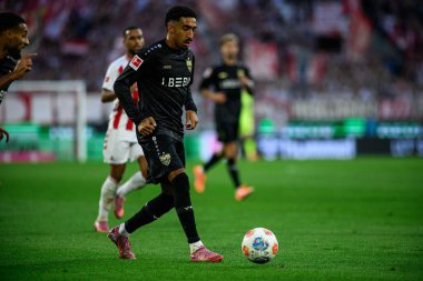 COLOGNE, GERMANY - 28 SEPTEMBER, 2025: Tiago Tomas - 1.FC Koeln vs VfB Stuttgart futbol maçı Rhein Energie Stadion 'da.