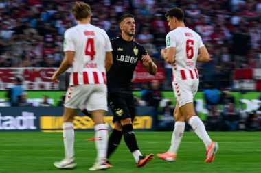 COLOGNE, GERMANY - 28 SEPTEMBER, 2025: Erdin Demiroviç - 1.FC Koeln-VfB Stuttgart futbol karşılaşması Rhein Energie Stadion 'da.