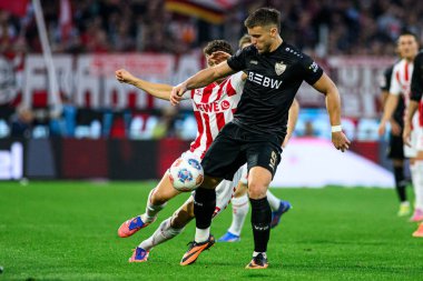 COLOGNE, GERMANY - 28 SEPTEMBER, 2025: Erdin Demiroviç - 1.FC Koeln-VfB Stuttgart futbol karşılaşması Rhein Energie Stadion 'da.