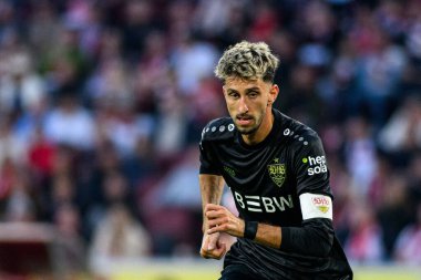 COLOGNE, GERMANY - 28 SEPTEMBER, 2025: Atakan Karazor - 1.FC Koeln vs VfB Stuttgart futbol maçı Rhein Energie Stadion 'da.