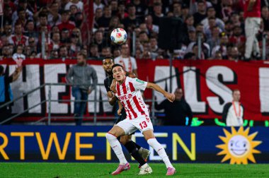COLOGNE, GERMANY - 28 SEPTEMBER, 2025: El Mala - 1.FC Koeln vs VfB Stuttgart futbol maçı Rhein Energie Stadion.