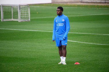 LEVERKUSEN, GERMANY - 30 SEPTEMBER, 2025: Ken Izekor - UEFA Champions League, MD-1, practice FC Bayer 04 Leverkusen at BayArena. 