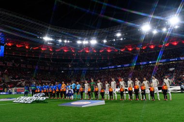 LEVERKUSEN, GERMANY - 1 OCTOBER, 2025:  - The UEFA Champions League football match between Bayer 04 Leverkusen vs PSV Eindhoven at BayArena.