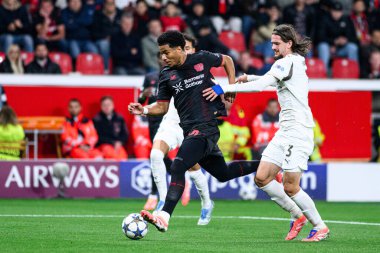 LEVERKUSEN, GERMANY - 1 OCTOBER, 2025: Malik Tillman - The UEFA Champions League football match between Bayer 04 Leverkusen vs PSV Eindhoven at BayArena.