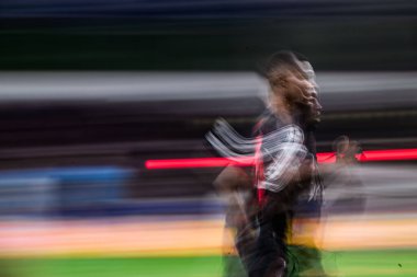 LEVERKUSEN, GERMANY - 1 OCTOBER, 2025: Christian Kofane - The UEFA Champions League football match between Bayer 04 Leverkusen vs PSV Eindhoven at BayArena.