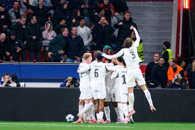 LEVERKUSEN, GERMANY - 1 OCTOBER, 2025:  - The UEFA Champions League football match between Bayer 04 Leverkusen vs PSV Eindhoven at BayArena.
